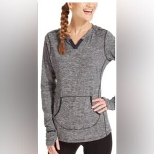 Nike Dri-Fit Element Hoodie | heather gray/black | size Small , Like New